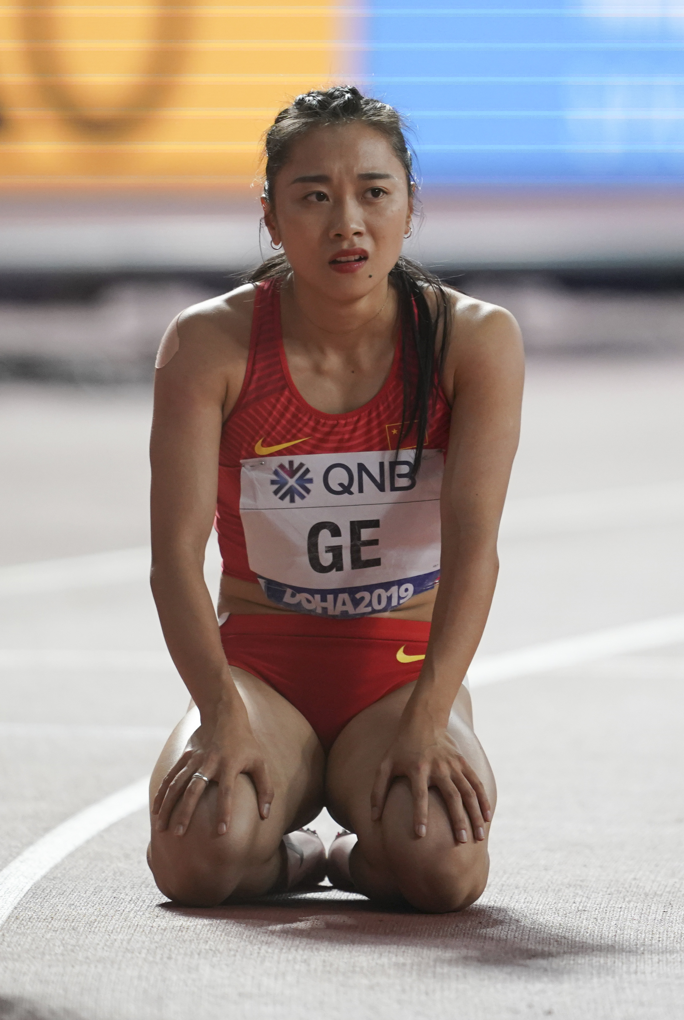 田径——女子4x100米接力决赛:中国队因犯规被取消成绩(4)