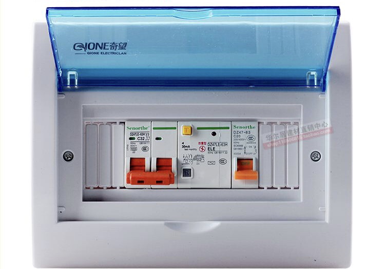 家庭配电箱内常用的开关的配置