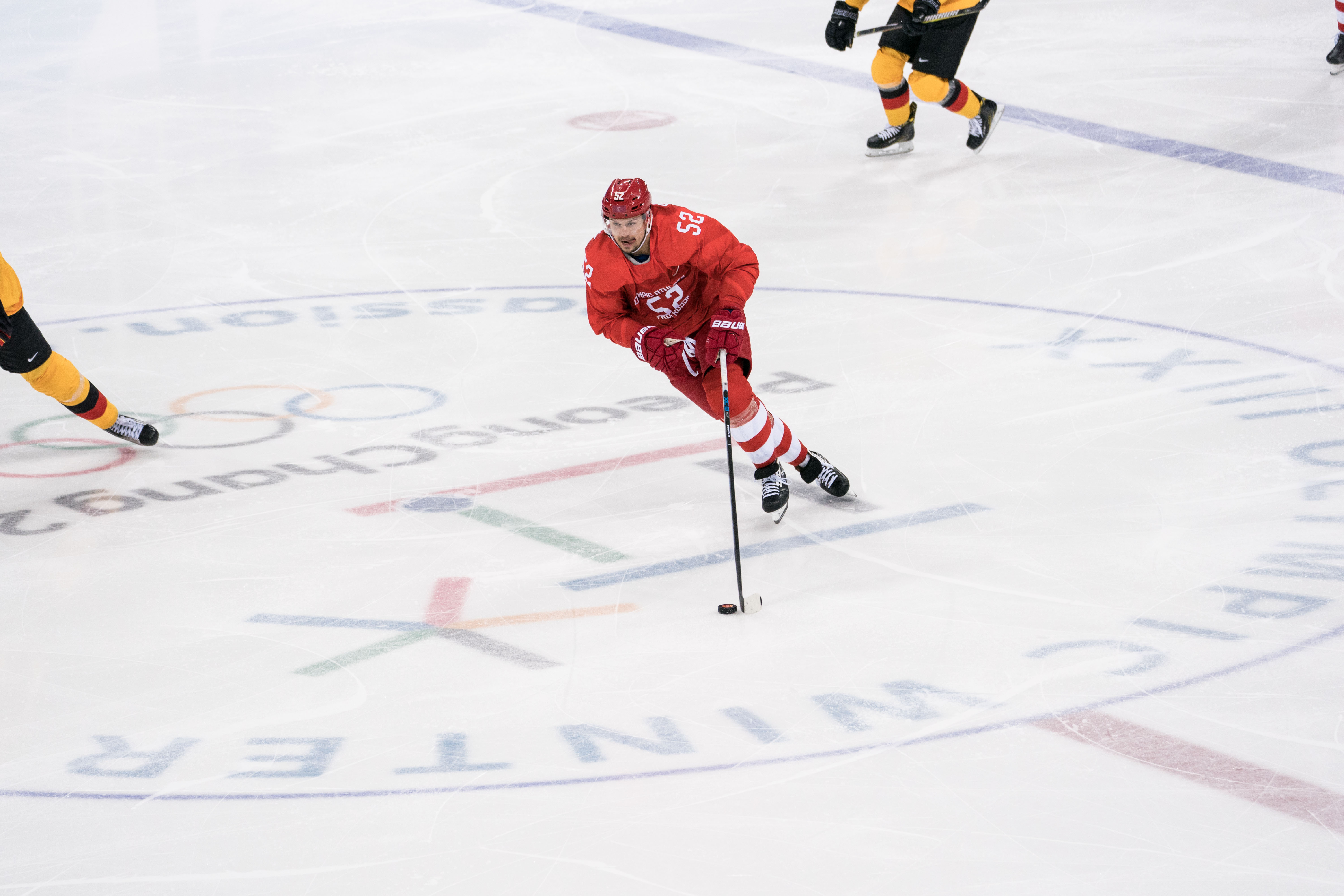 (冬奥会)(36)冰球——男子决赛:俄罗斯奥林匹克选手夺冠