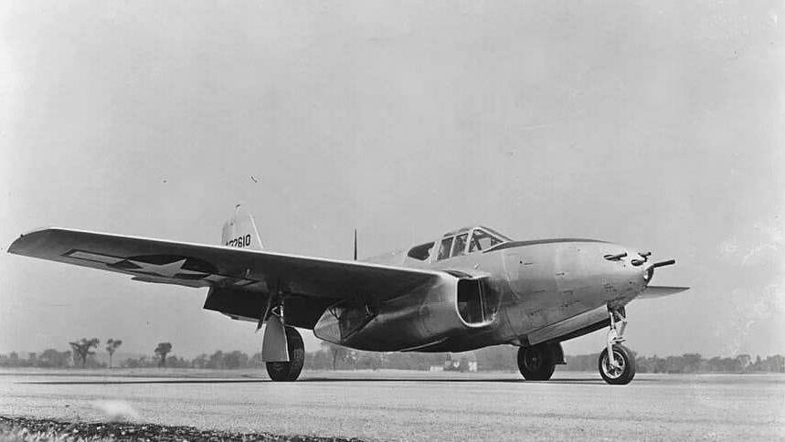 美国第一种喷气式战斗机p-59,1942年首飞,却没能在二战大展拳脚