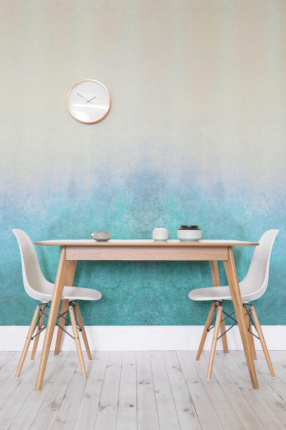 渐变色墙面,你要不要试一下?