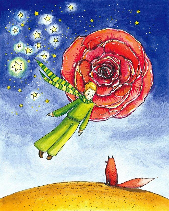 《小王子》:请不要忘记心灵深处的那朵玫瑰花