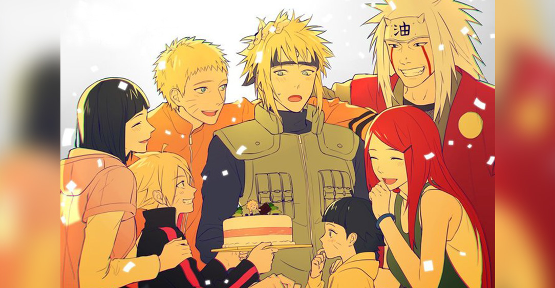 火影忍者:漩涡鸣人的全家福照片,每一张都能让人幸福的落泪