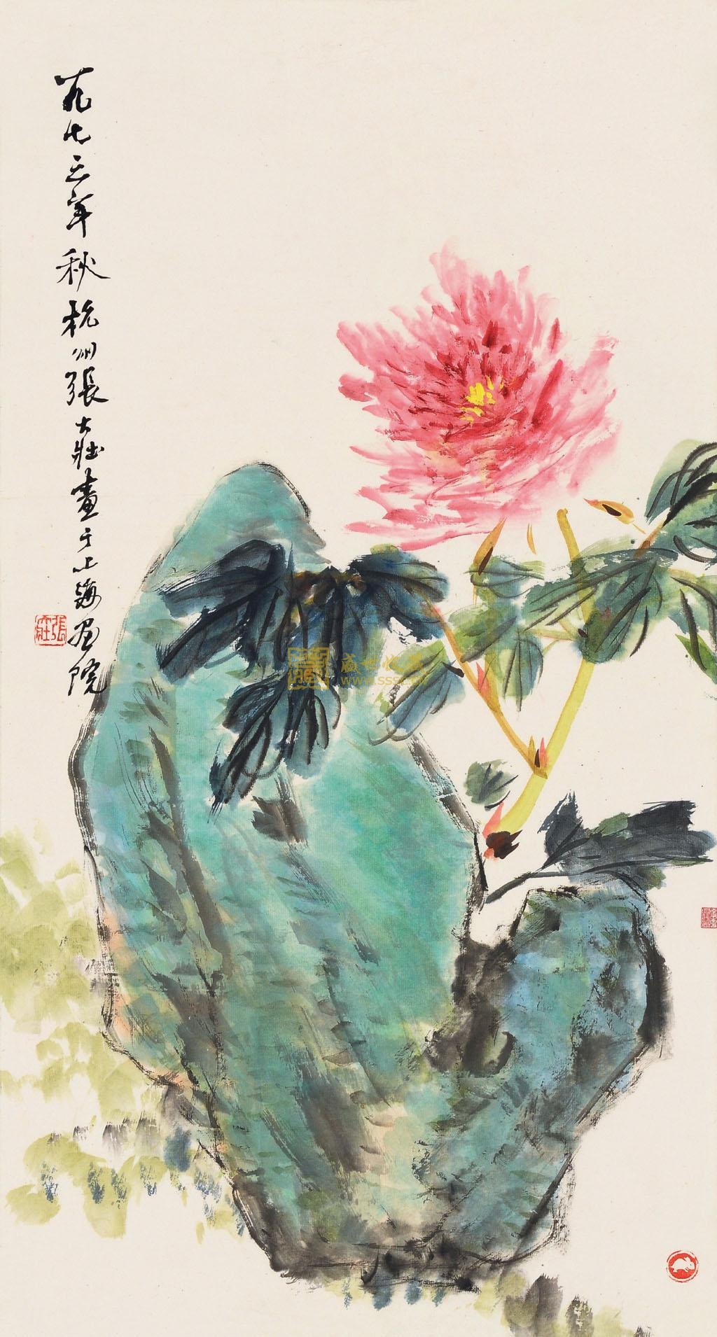 传世经典:笔墨老辣纵放洒逸,张大壮花鸟作品欣赏