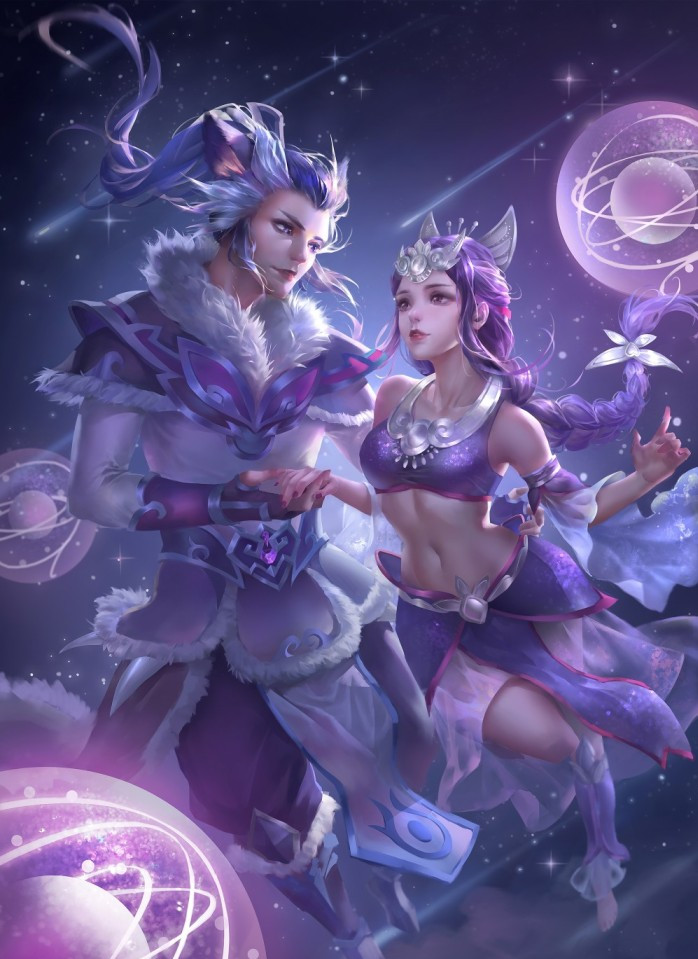 分享一组古风人物插画,来自不同画师的精品大作!画面感非常美