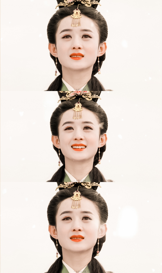 每日打卡# #赵丽颖周翡#人间理想赵丽颖手如柔荑,肤如凝脂,领如蝤蛴