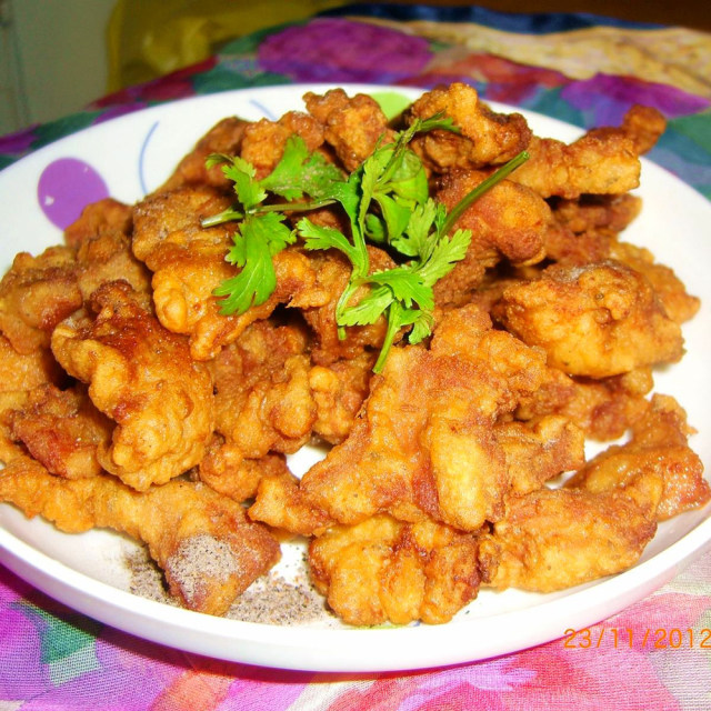 家常做法软炸肉,没下过厨房的也能学会,超级简单