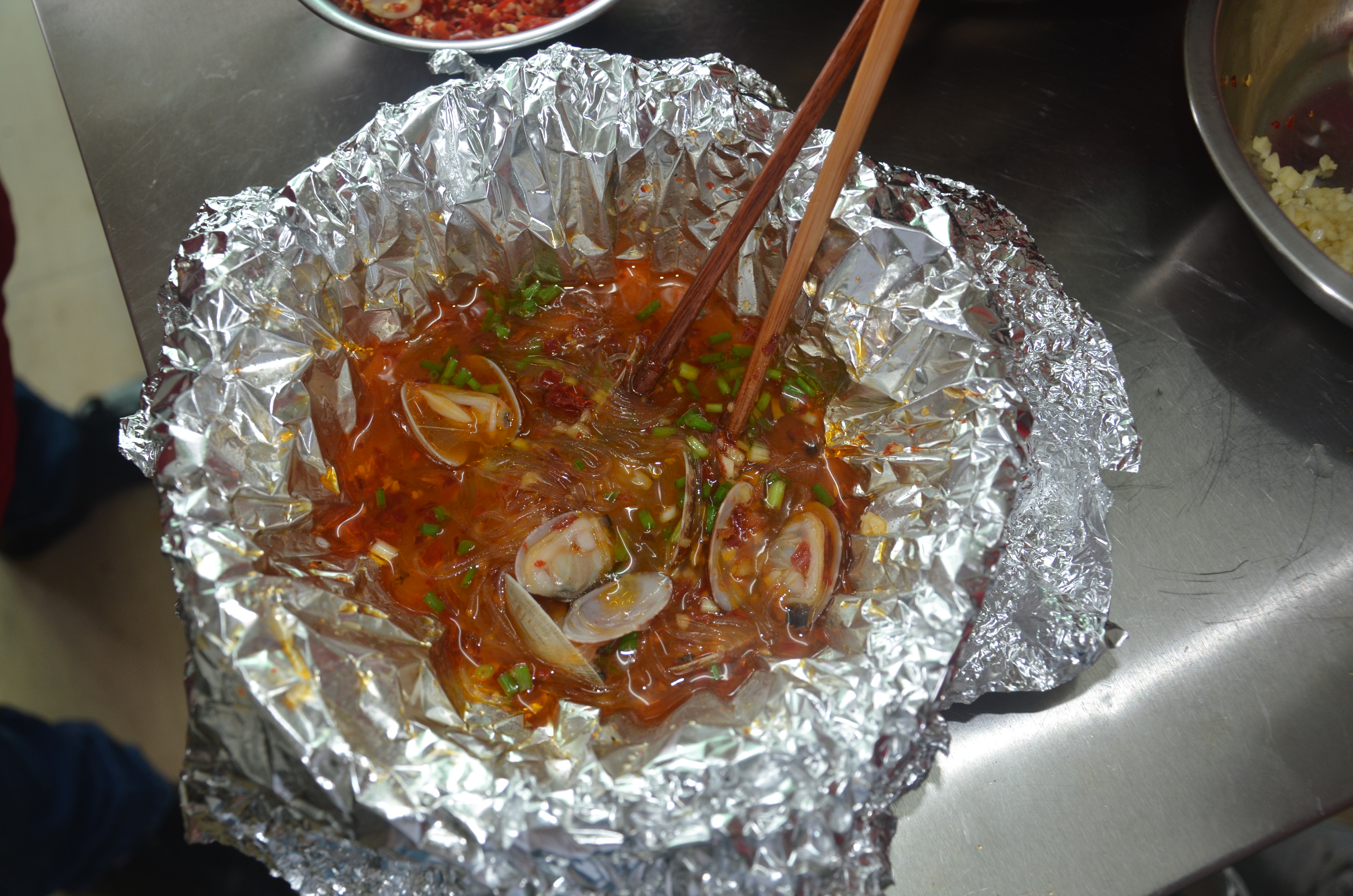 【大学里我们经常点的外卖,最后一个女生一般拒绝不了】花甲粉,花甲粉