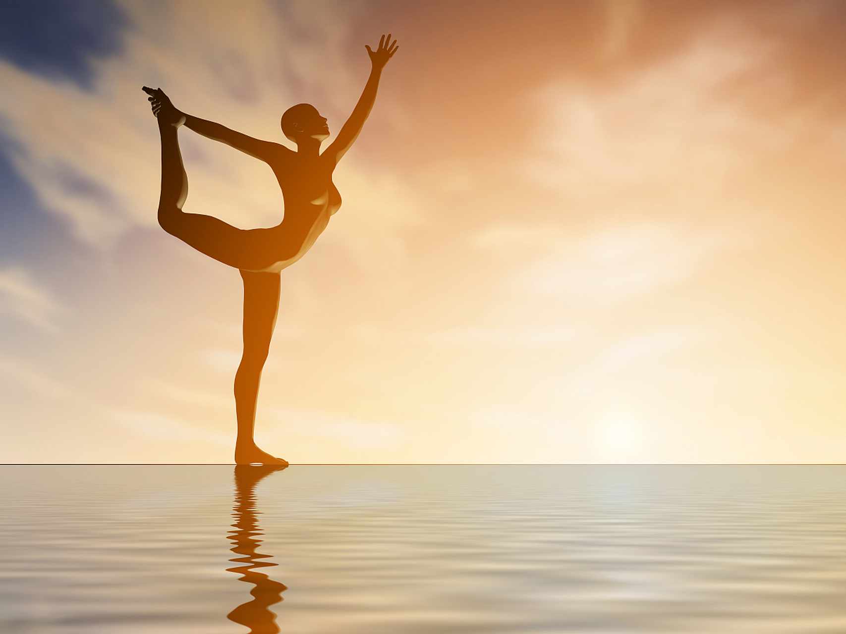 瑜伽给人超越凡俗的美学感受,身体与大自然融为一体,美轮美奂.