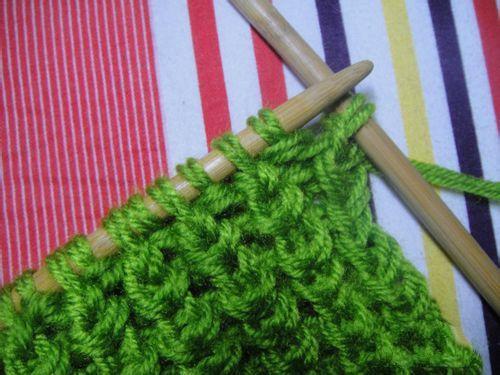 围巾织法——单元宝针详细图解,原来是这么简单啊