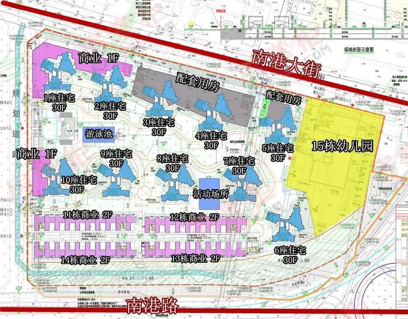 10栋住宅 商业街 幼儿园!龙光平洲项目规划出炉!