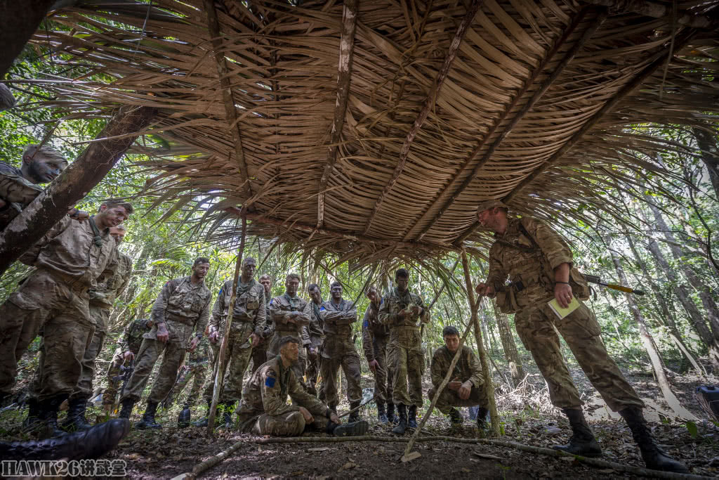热带雨林中的"约翰牛"英军伞兵在伯利兹进行作战演习