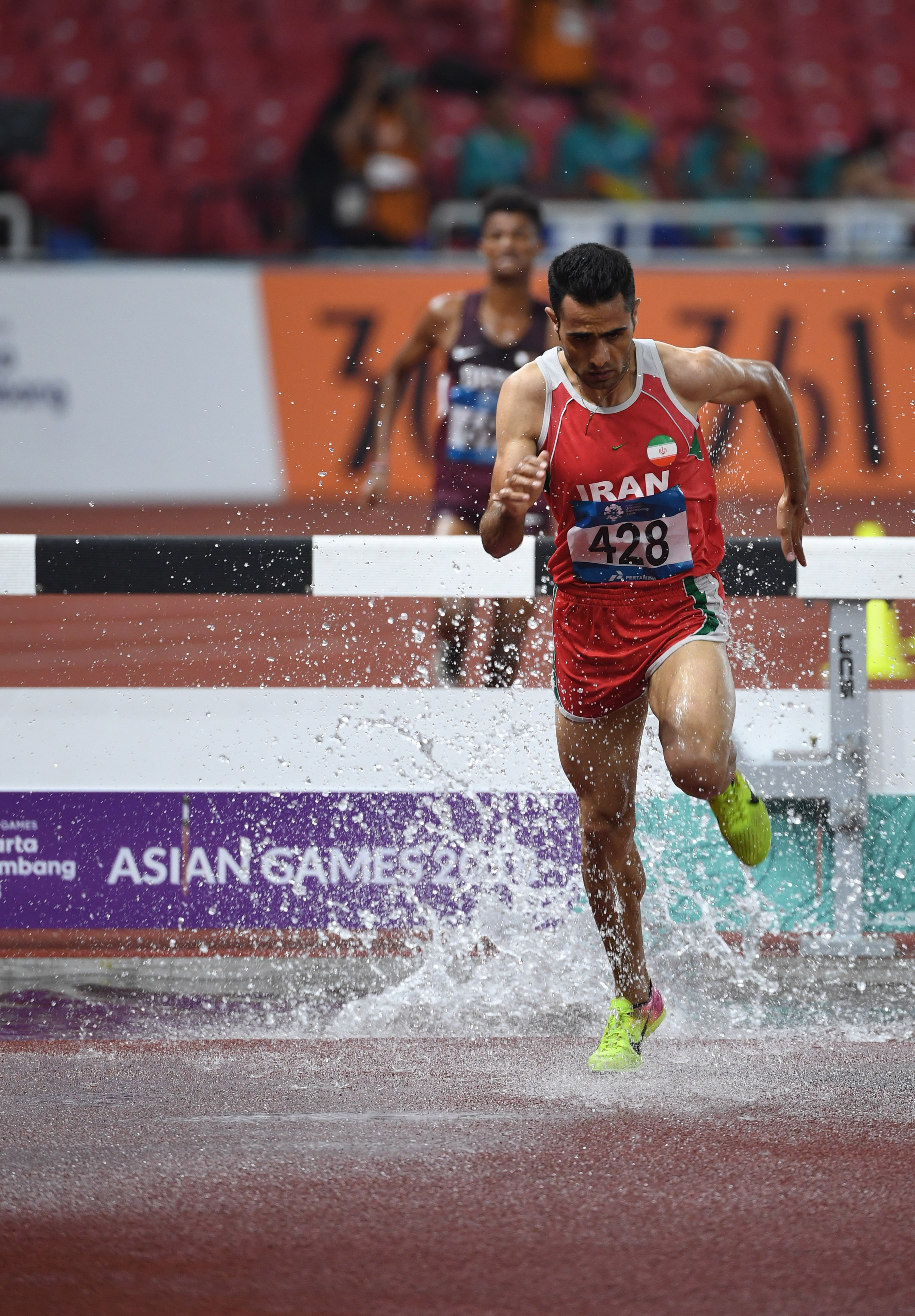 田径——男子3000米障碍赛赛况(9)