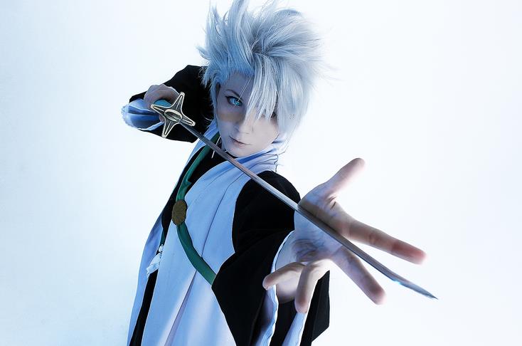 日番谷冬狮郎.死神cos,网友:一护,你那泡沫版的大菜刀,能拿来战斗吗?