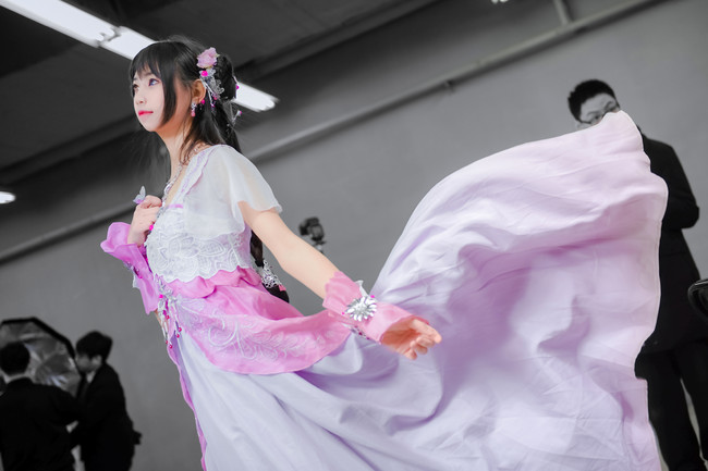 少年锦衣卫 朱延婍cosplay 巧蝶金丝宫纱笼,灵眸脉脉眇阴阳