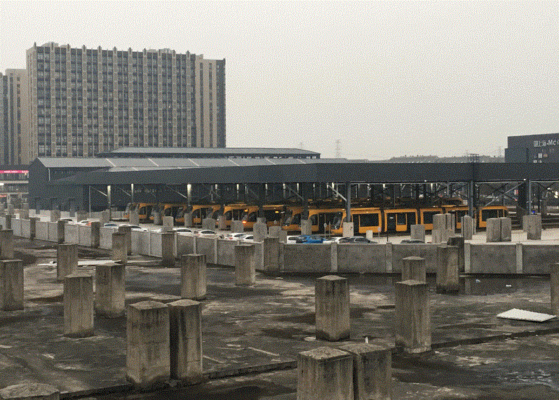 解析上海轨道交通9号线沿线的水泥桩:存在十多年,要改交通枢纽