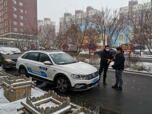 省人社厅支援长春经开区兴隆山镇繁荣社区防控工作