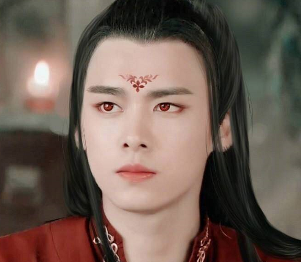 男明星额前花钿妆,朱一龙,杨洋,李易峰,谁让你惊艳?