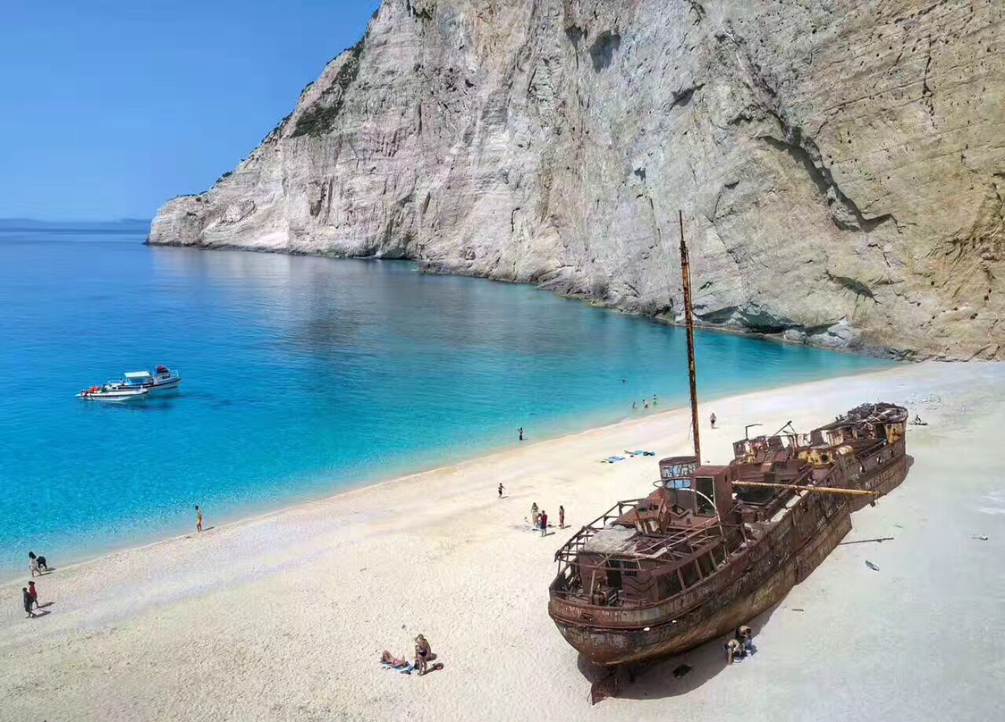 希腊 扎金索斯岛 沉船湾