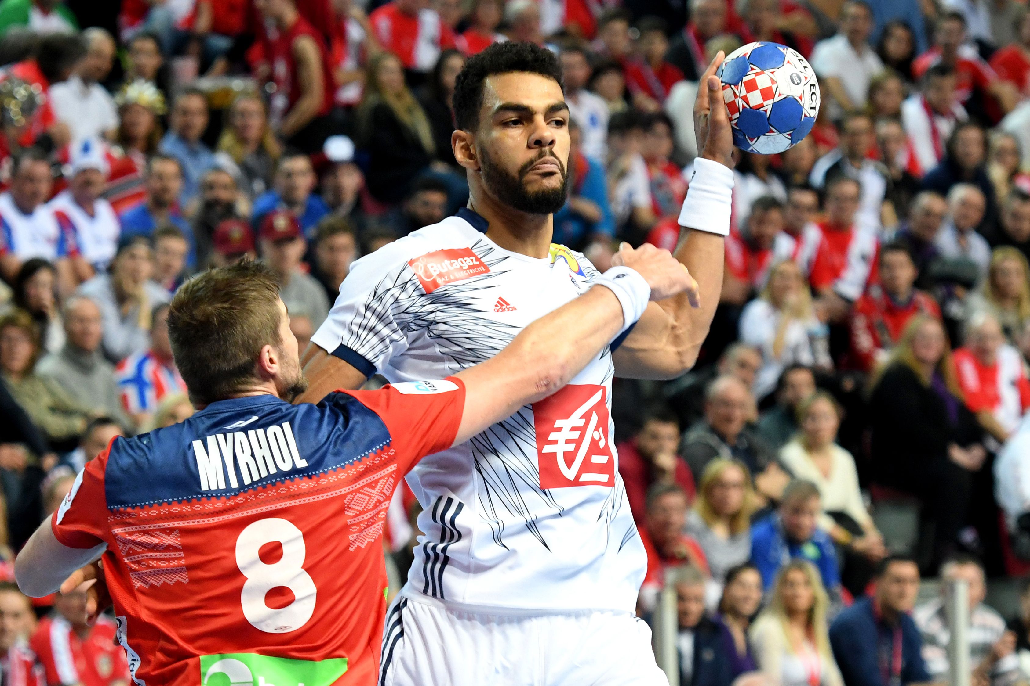 [5](外代二线)手球——欧洲男子手球锦标赛小组赛:法国胜挪威