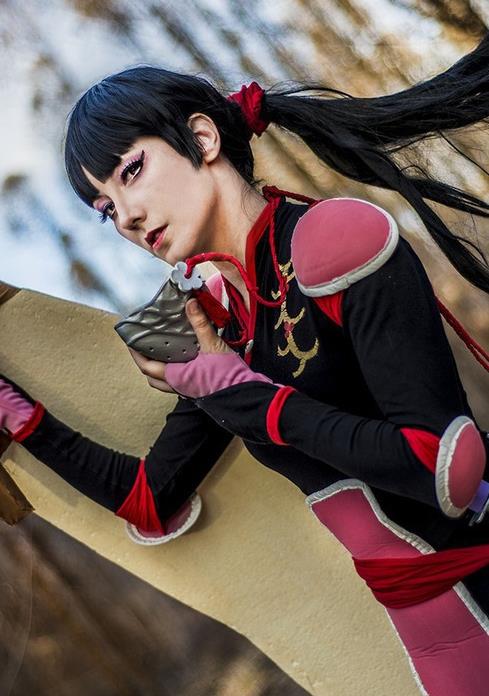 图为珊瑚,犬夜叉cos,网友:夭寿咯!杀殿怎么可以和奈落去小树林?