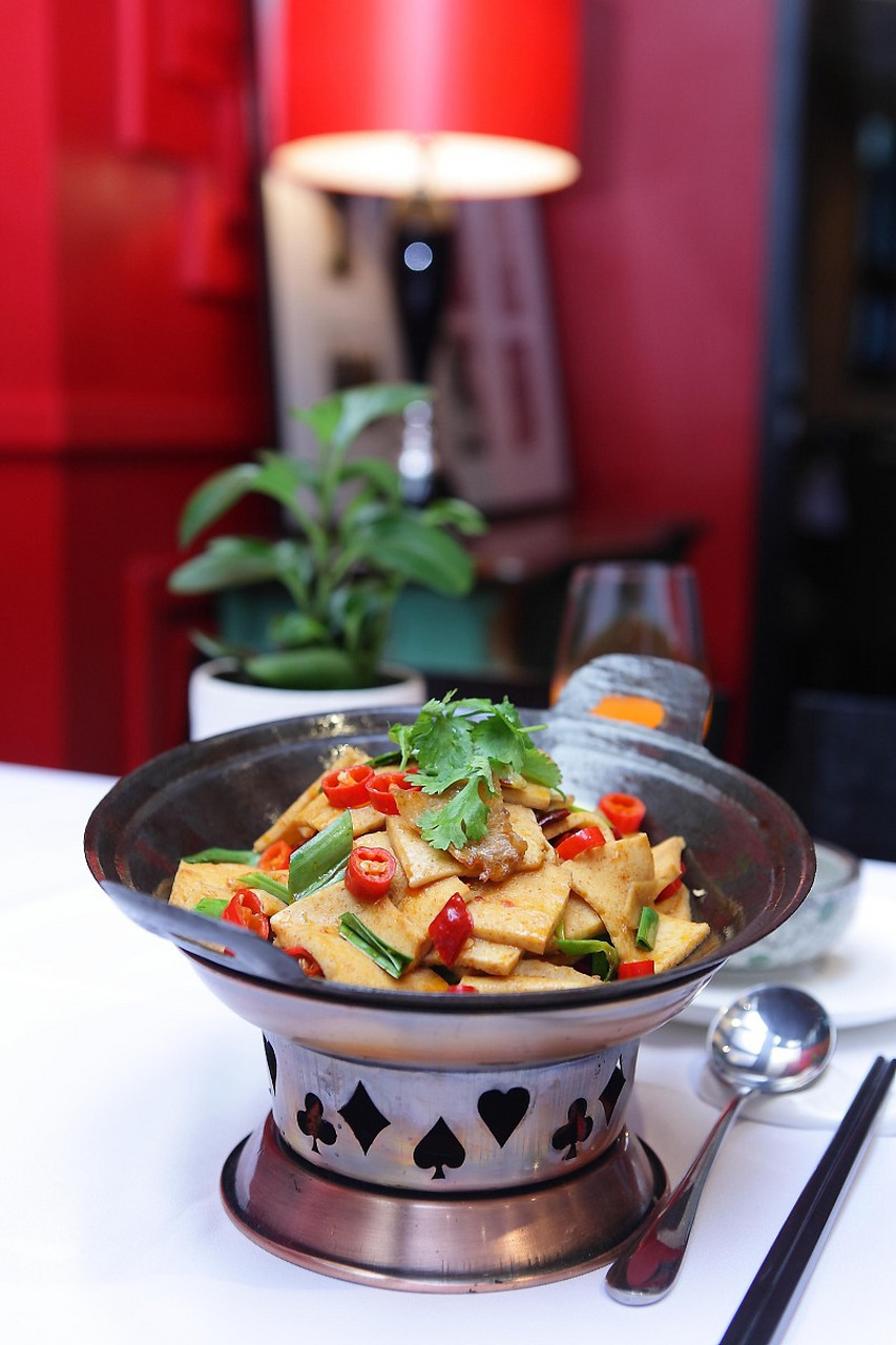 家常菜谱# #干锅千叶豆腐#  干锅千叶豆腐是一道非常下饭的菜品,其