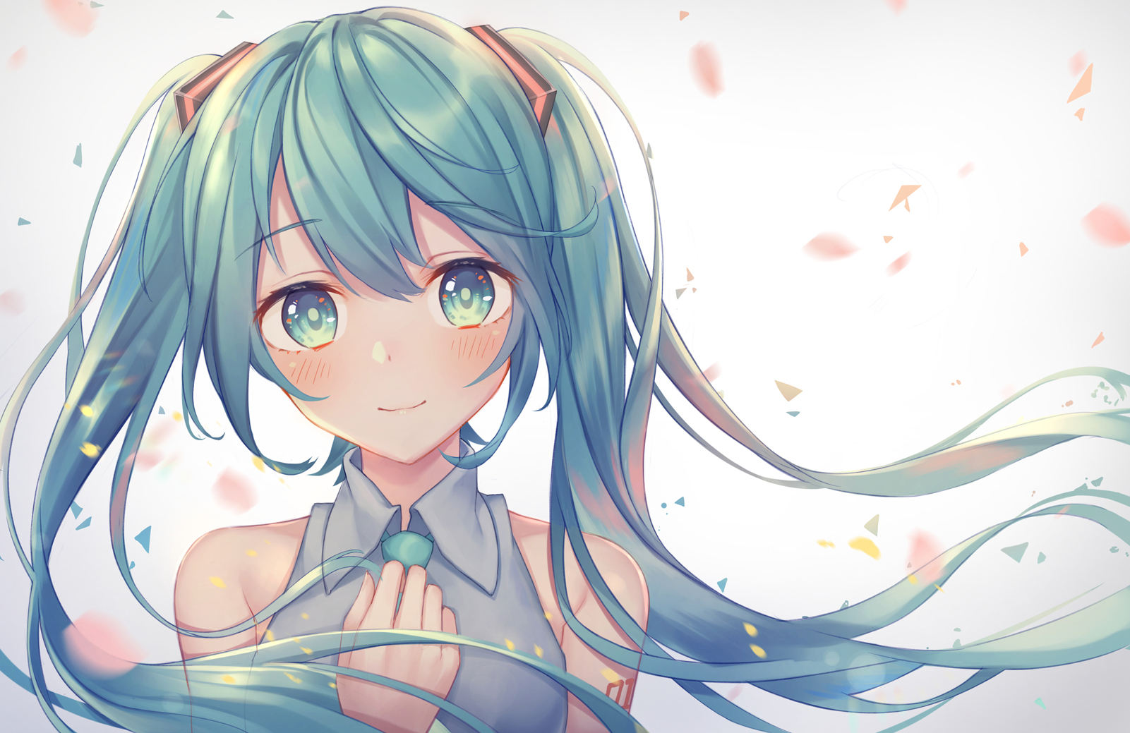 动漫壁纸:《初音未来》我今天就要绿了在座没有点赞的各位