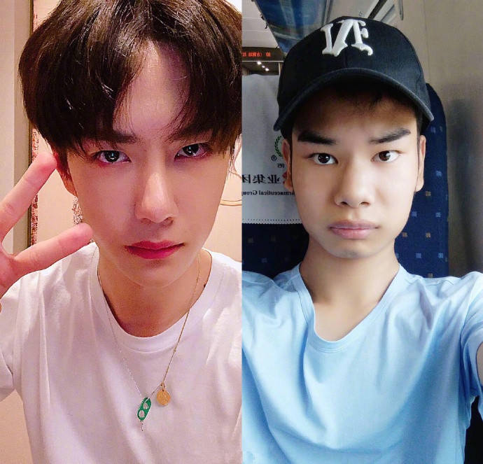 王一博撞脸网红表情包帝