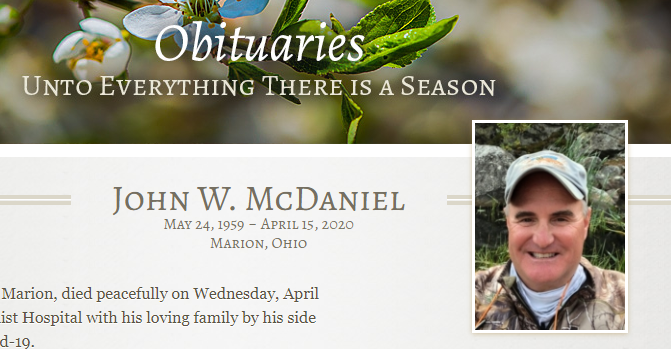 「推荐」美国一男子发帖称不怕病毒要自由，如今却因感染新冠肺炎而死亡