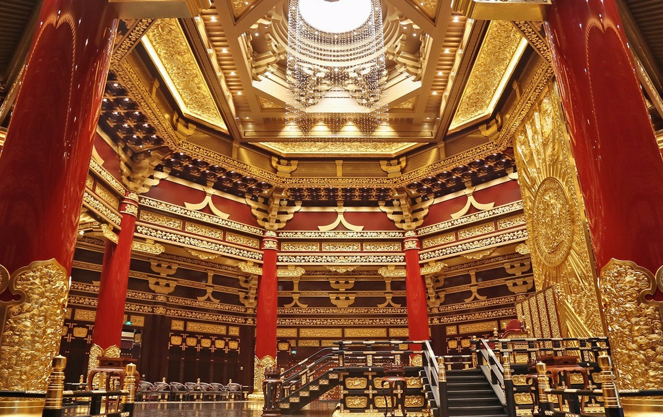 一代女皇武则天皇宫真实照片,富丽堂皇,图6更是雄伟威严