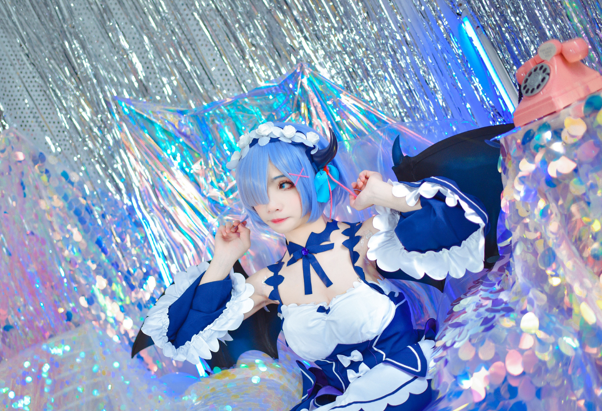 cosplay:这只会卖萌的蓝色小恶魔,原来是雷姆