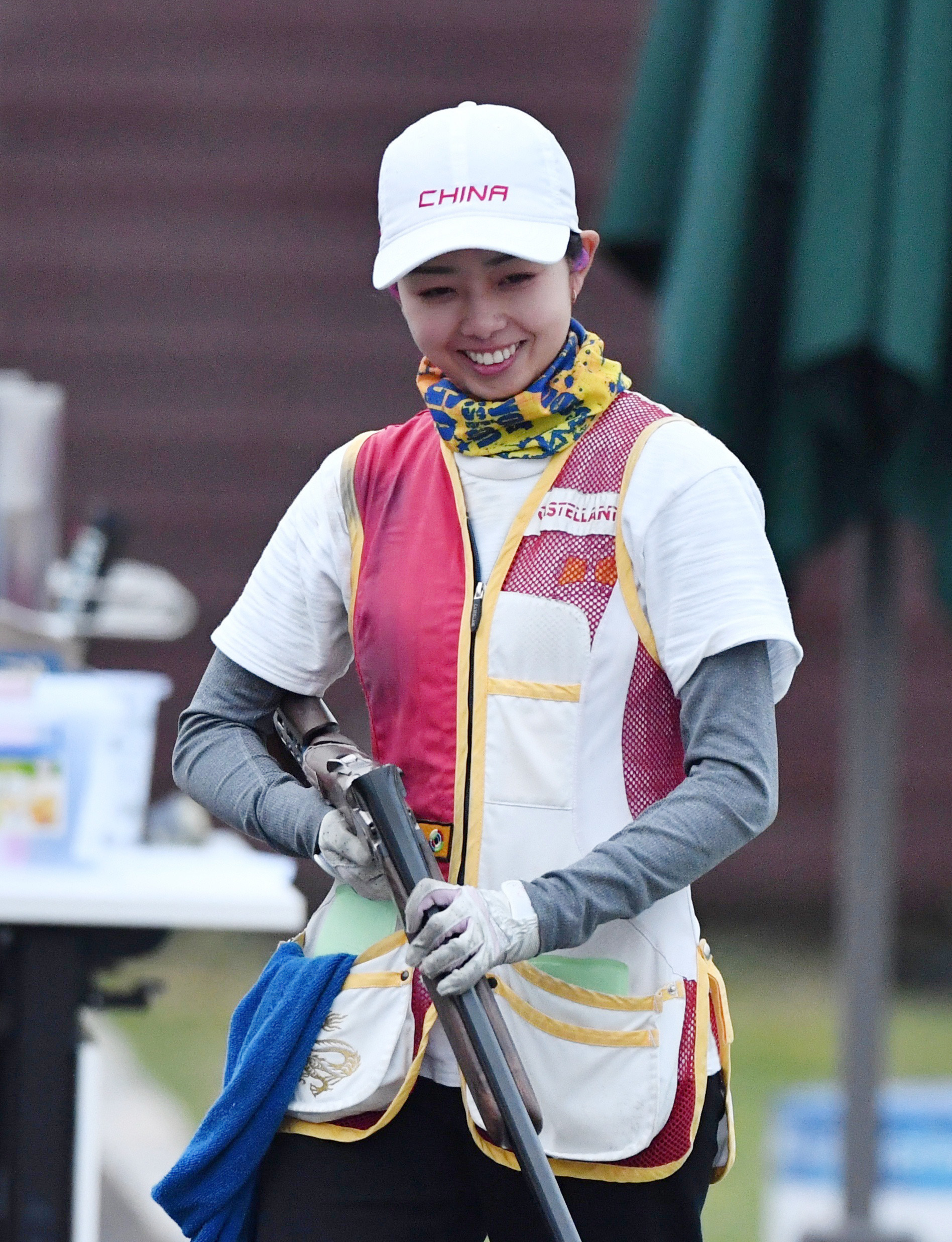 射击——中国选手包揽女子飞碟双向个人冠亚军(1)
