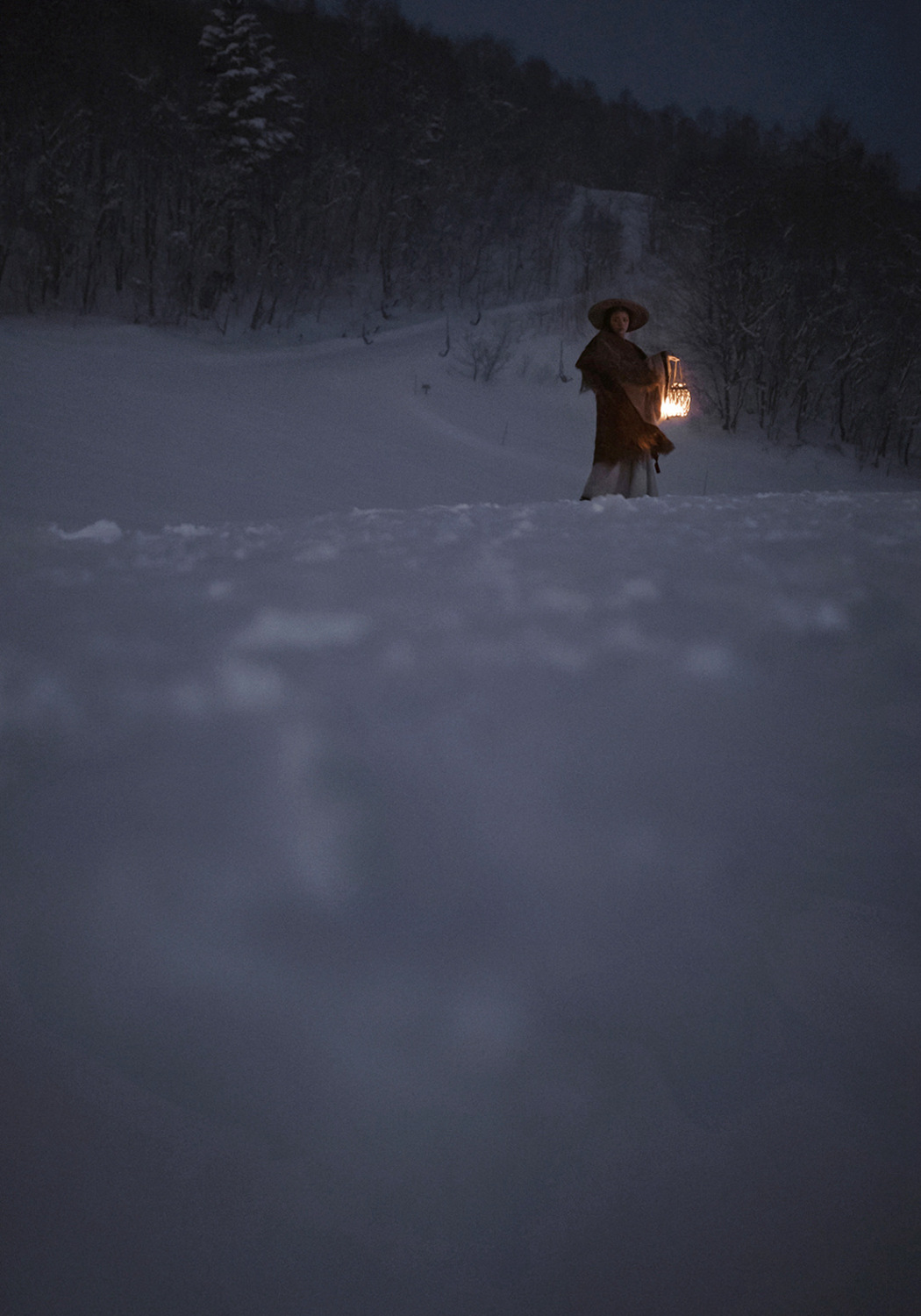 风雪夜归人图片凄凉图片