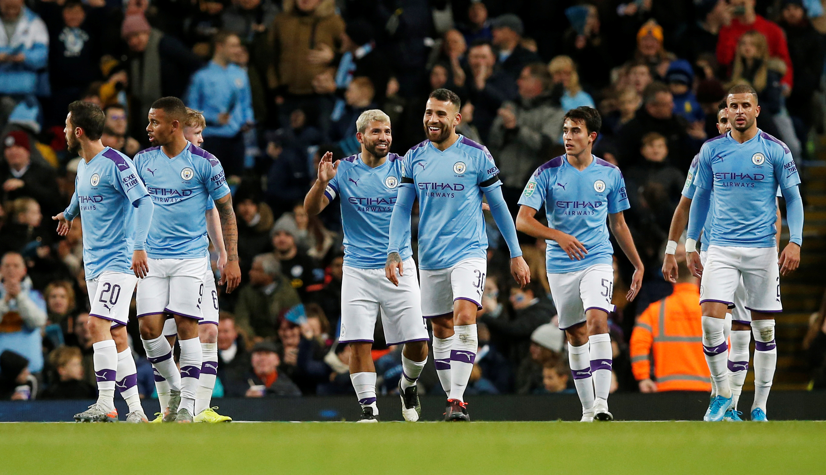 足球——英联杯:曼城胜南安普顿