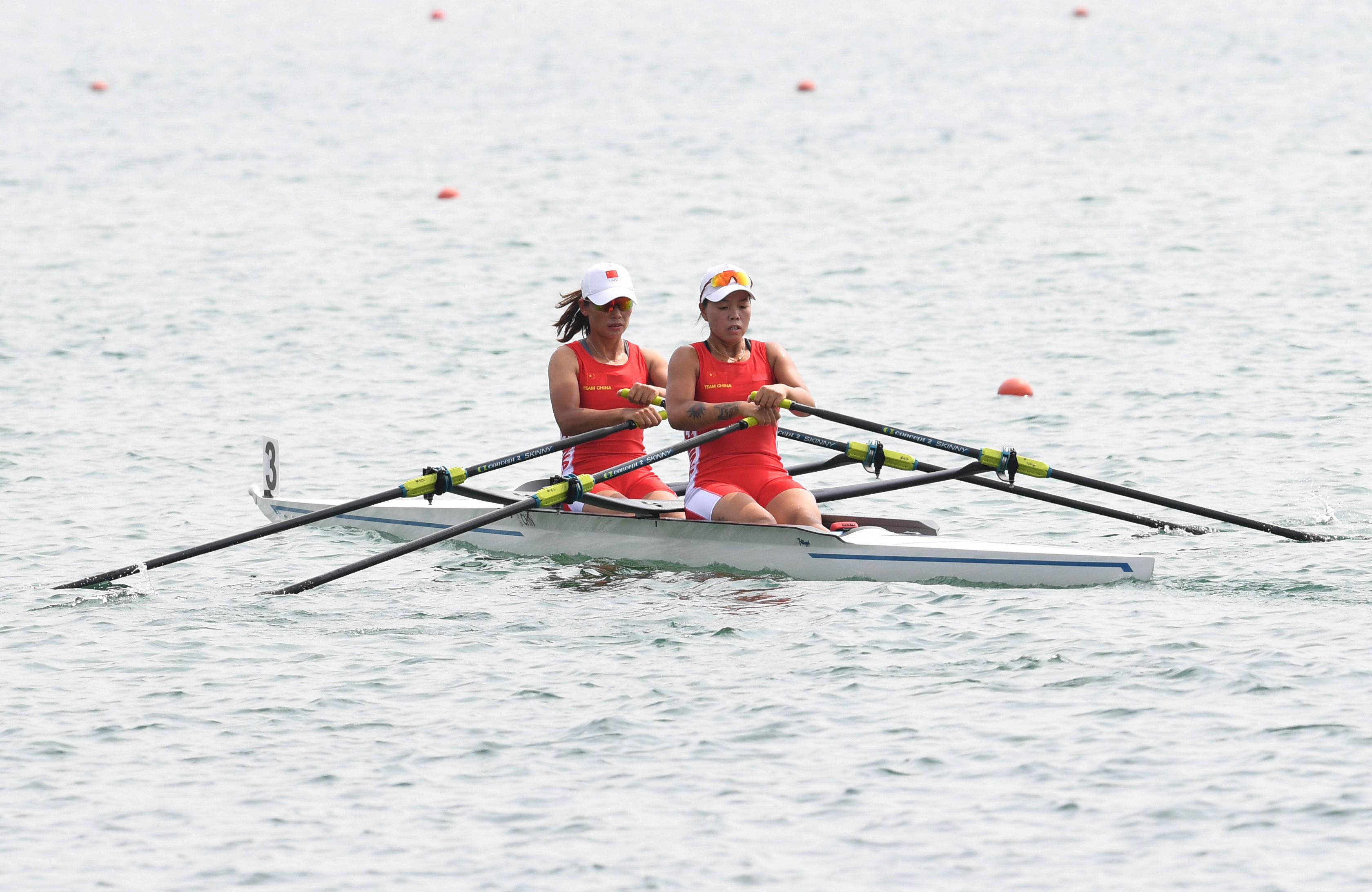赛艇——中国选手江燕,李晶晶获得女子双人双桨冠军(4)