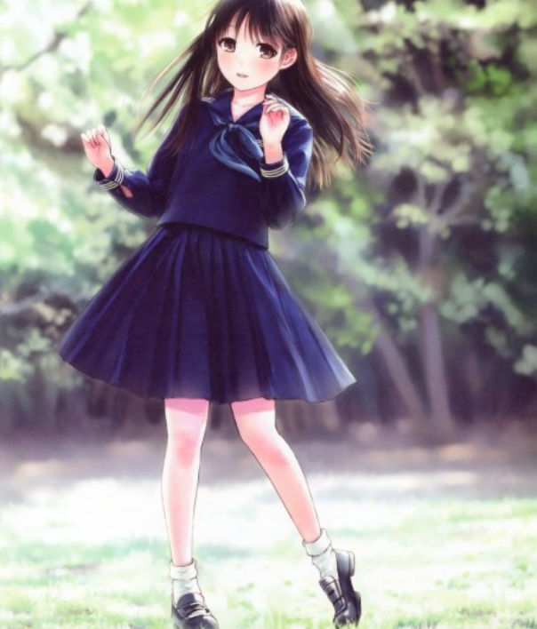 萌萌哒动漫人物美图图集!小清新的女生最美了,真好!