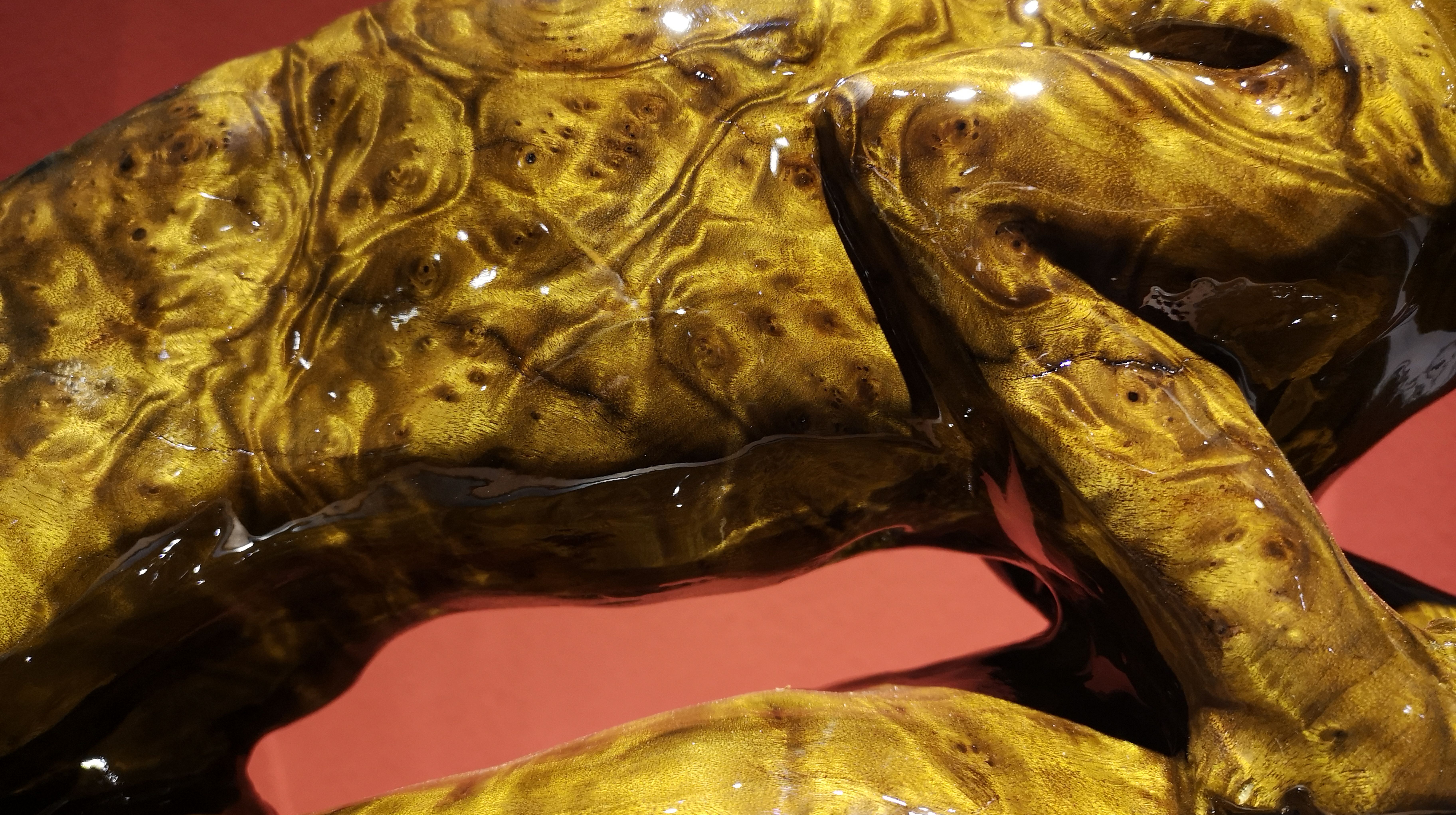 小叶金丝楠阴沉木瘤花工艺品