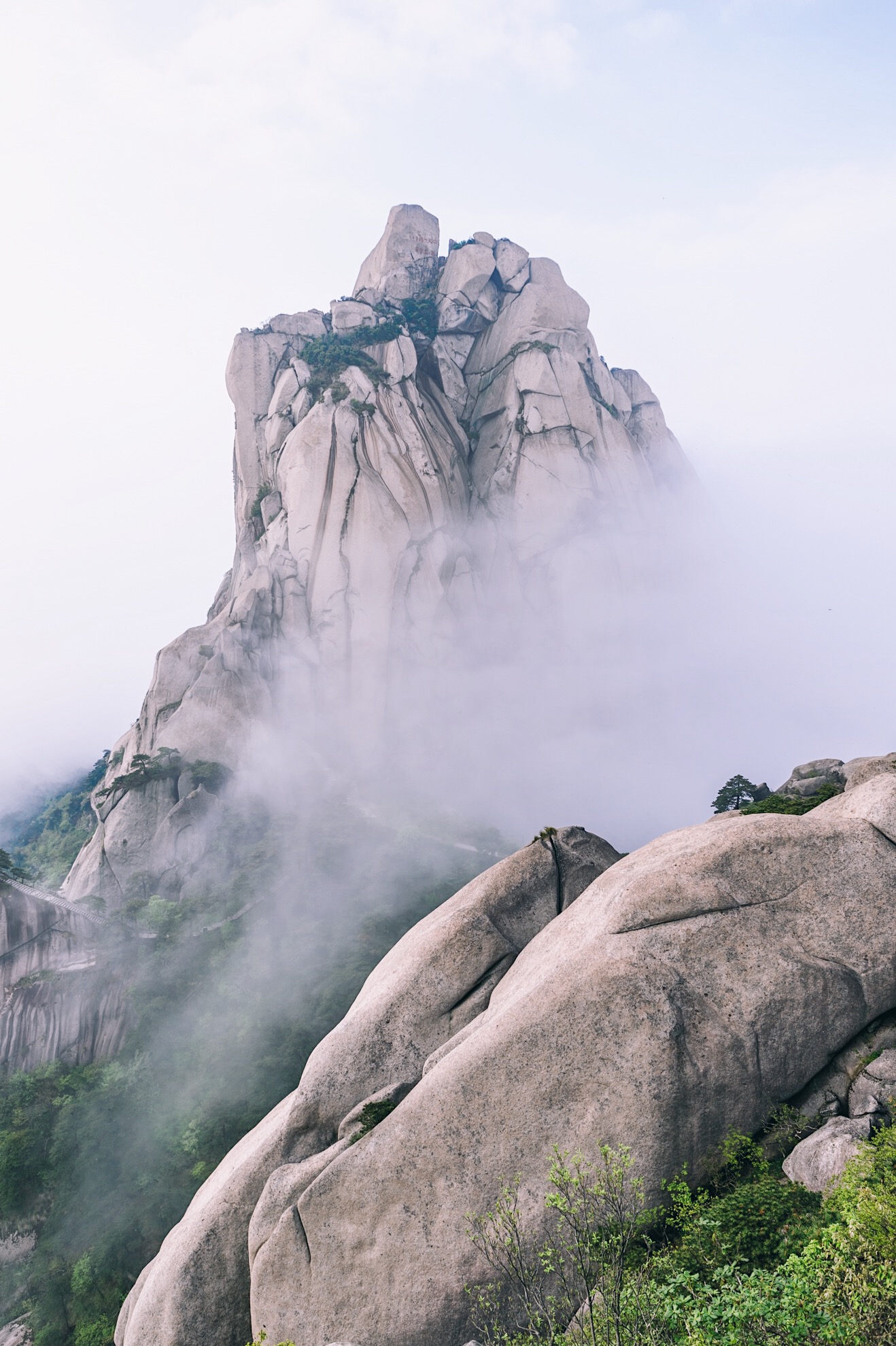 漳州景点天柱山图片