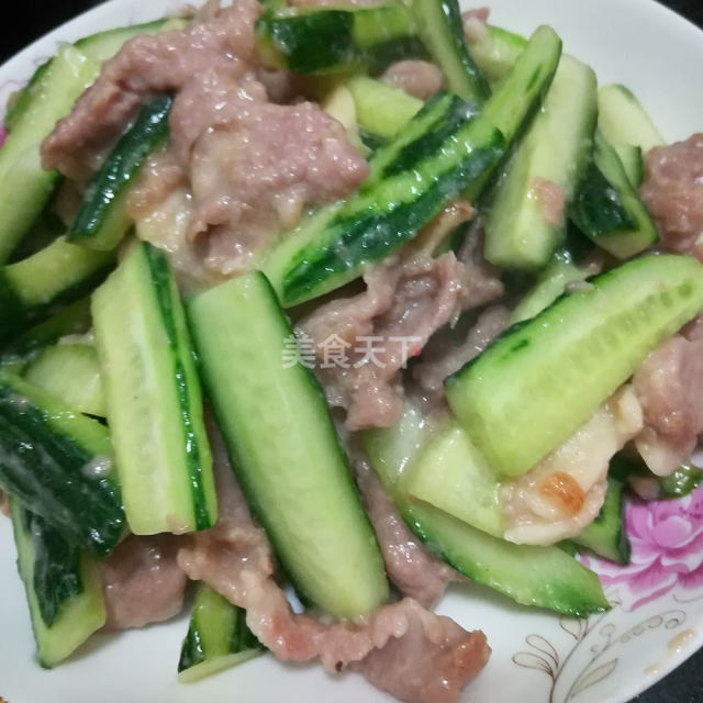 瘦肉炒黃瓜,清熱解毒的家常菜