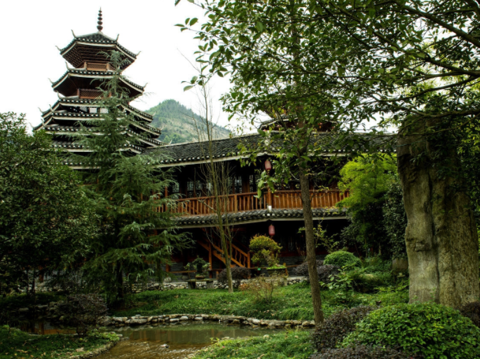 重庆南川古韵廊桥度假村,山清水秀,风光旖旎