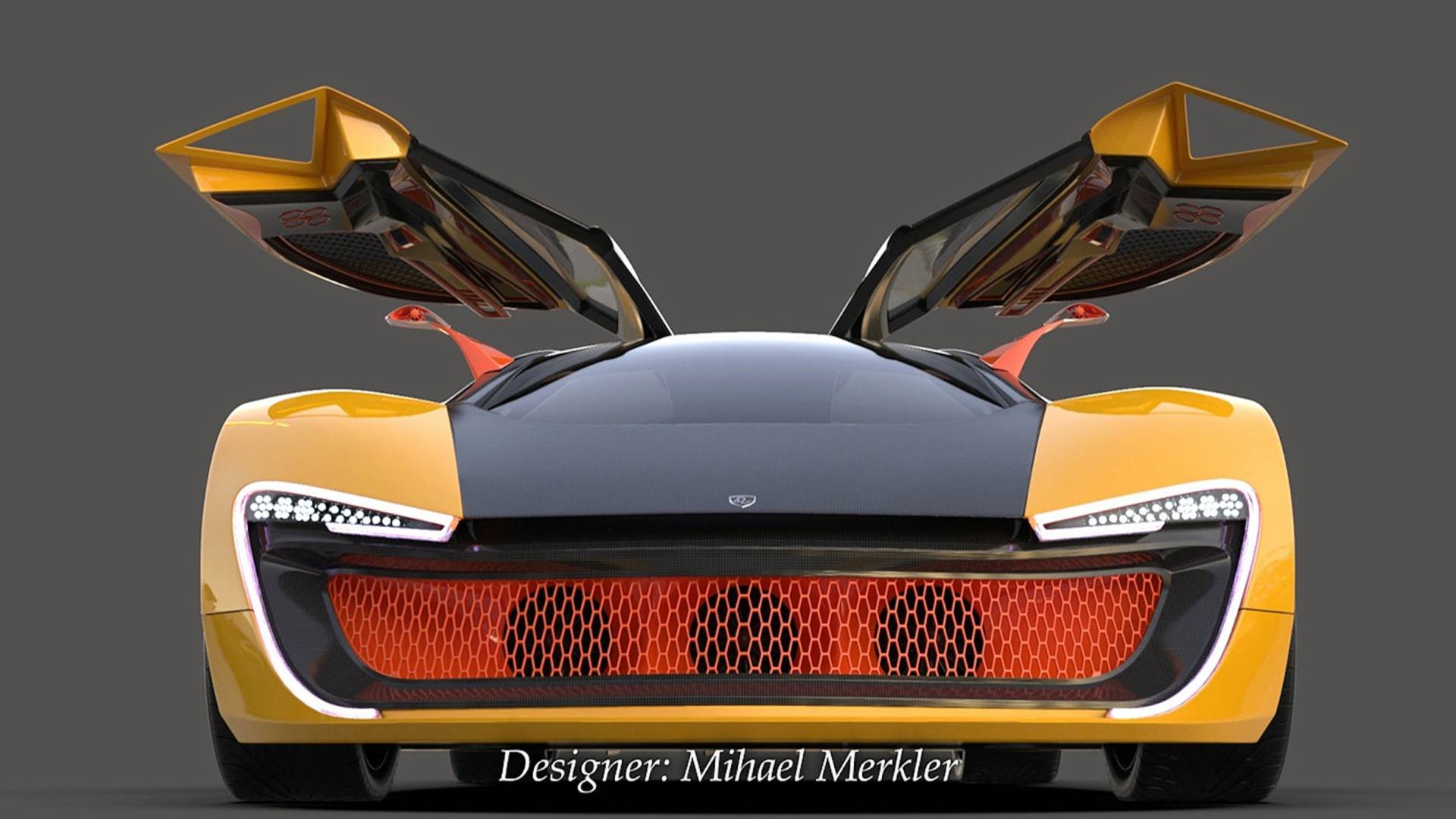 看起来很真实的mira gt电动超级跑车概念 拥有昆虫般的外观