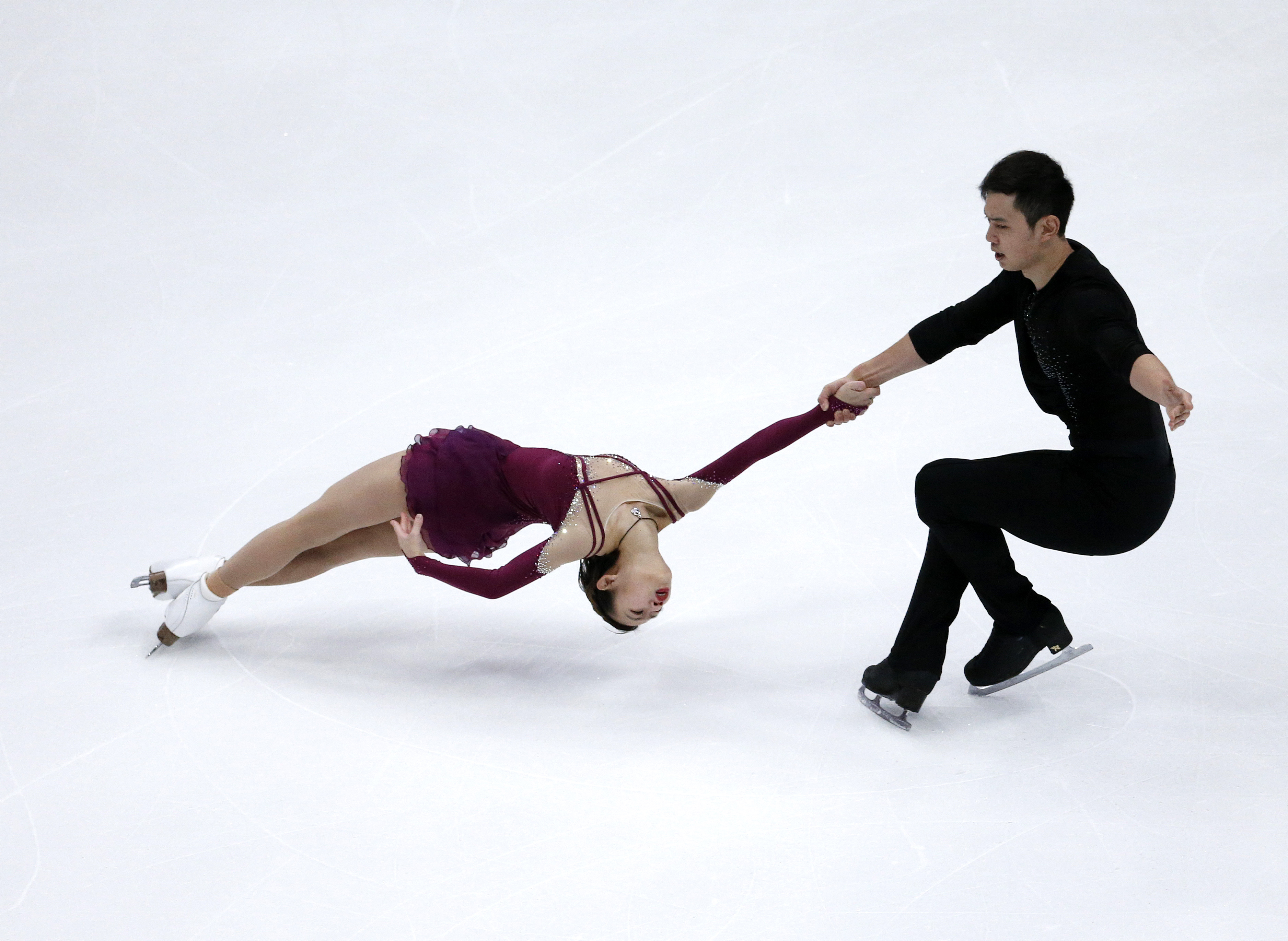 花样滑冰——四大洲赛双人滑:彭程/金杨获季军