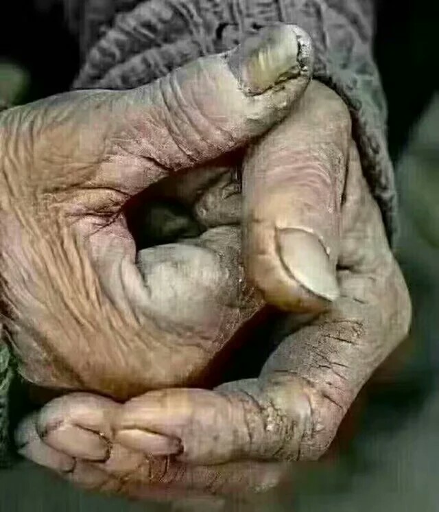 题图诗:父亲的手(四首诗源自同一幅图)