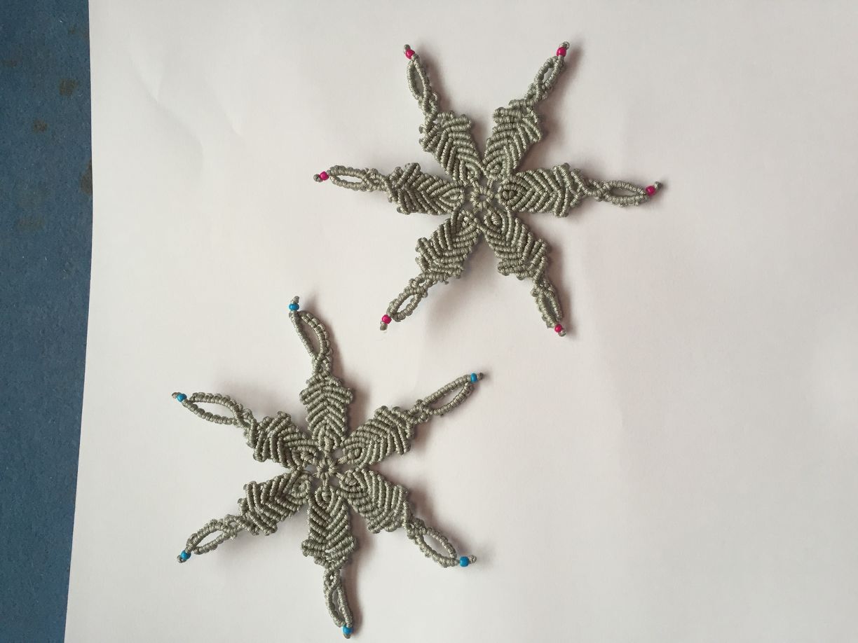 手工编绳谁说用绳编的雪花不美,看这方法编的,就知道它有多美了