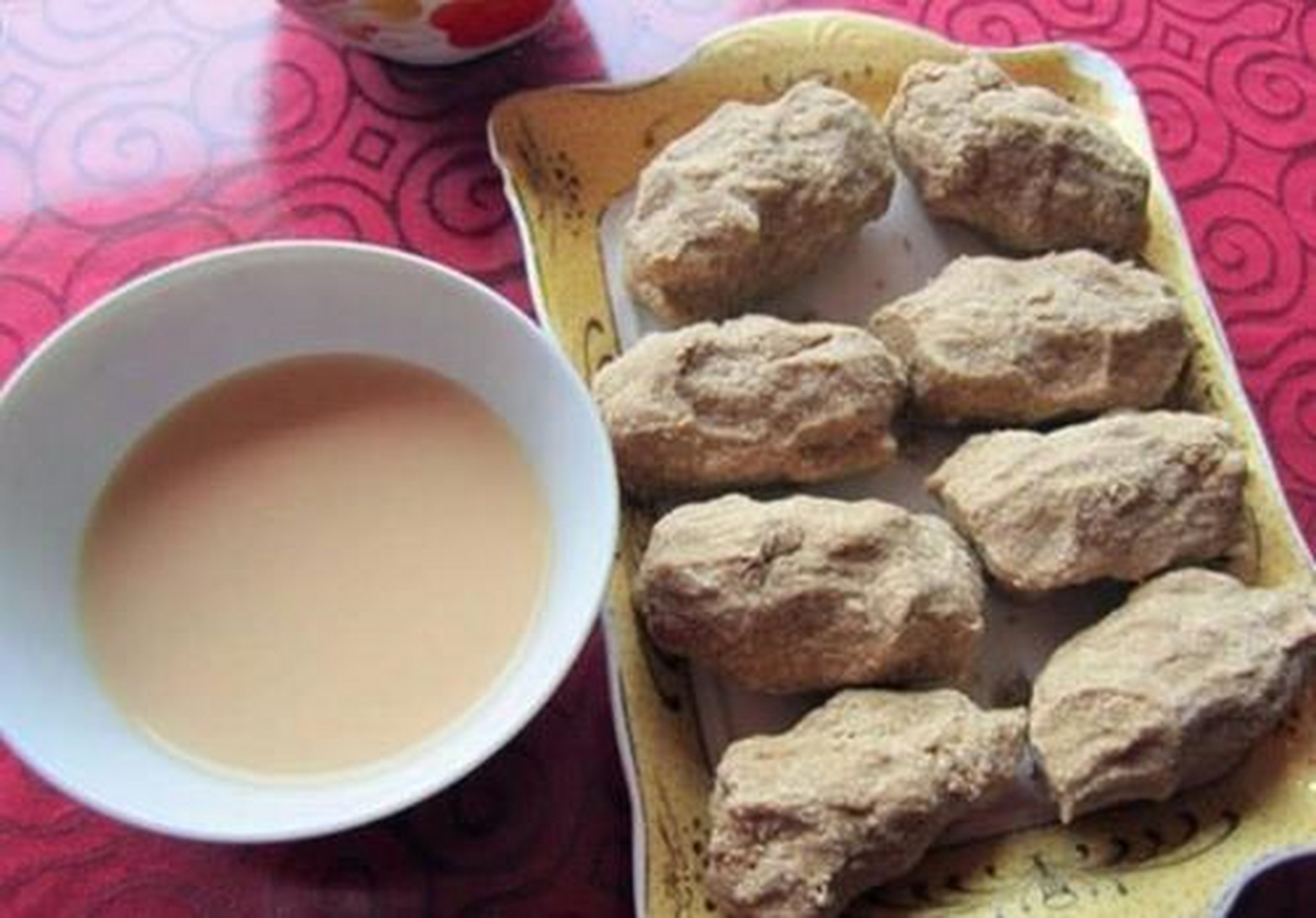 城市小吃地图#酥油糌粑是藏族牧民传统主食之一.