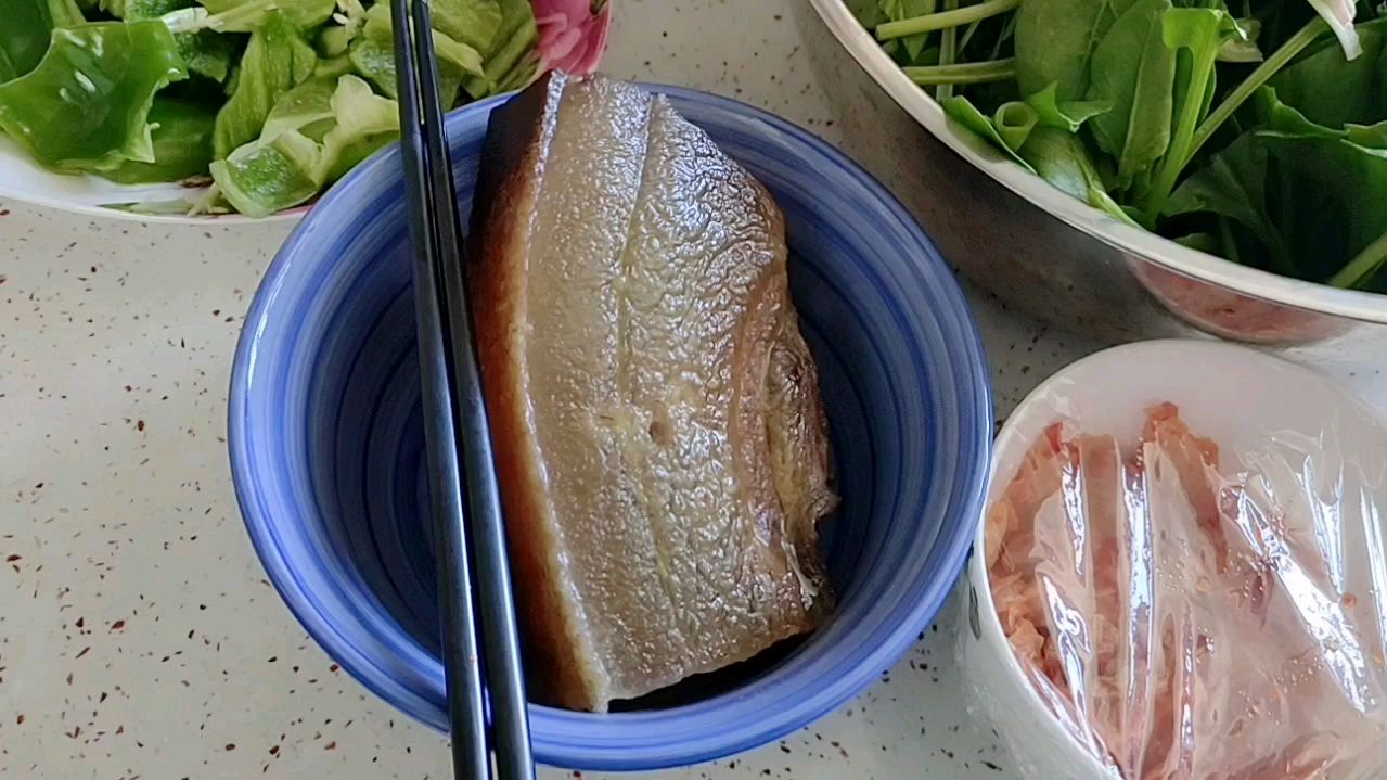 北京农家老腊肉,鸡蛋酱,做法简单,味道可不简单!