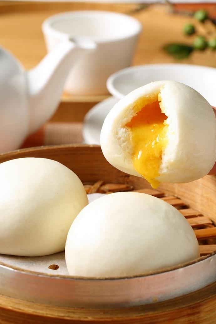 广东人的早茶里,要是少了这美味的流沙包,一定会觉得差了点什么