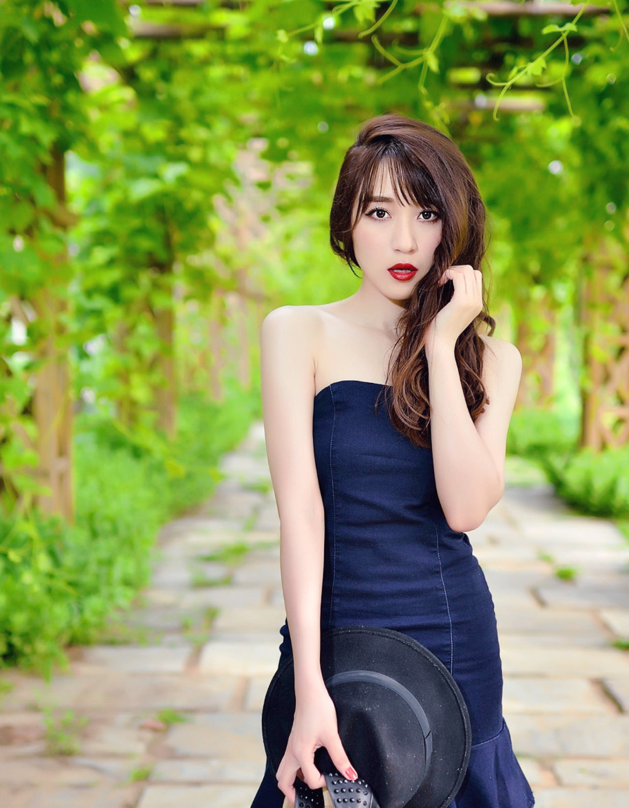 人像摄影(镜头下的温情美丽姑娘)