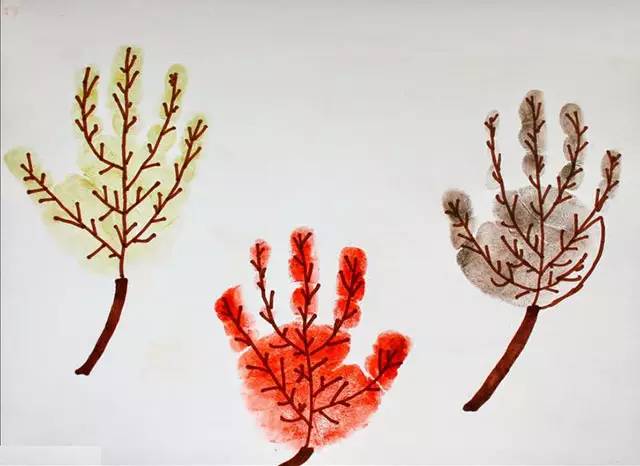 幼儿园最新手印画,孩子一定没玩过!