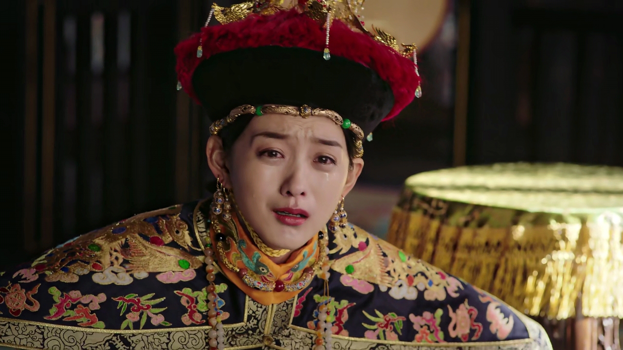 白蕊姬被皇上下旨赐死后,是如懿来送她上路的.